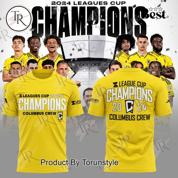 Columbus Crew Leagues Cup 2024 Champions Hoodie – Yellow