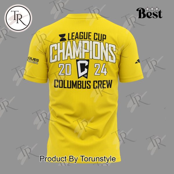 Columbus Crew Leagues Cup 2024 Champions Hoodie – Yellow