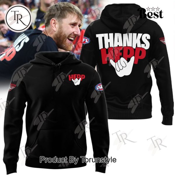 Essendon Football Club Thank You Hepp Hoodie