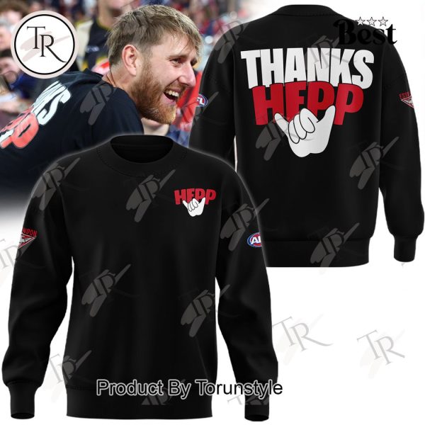 Essendon Football Club Thank You Hepp Hoodie