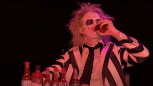 Beetlejuice Takes on Hot Sauce: A Hilarious and Fiery Parody Featuring Michael Keaton