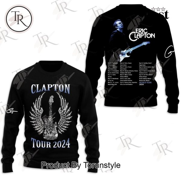 Eric Clapton Tour 2024 Hoodie