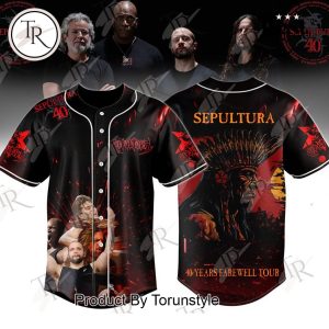 Sepultura 40 Years Of 1984-2024 Thank You For The Memories Hoodie