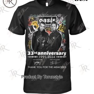 Oasis Band 30th Anniversary 1994-2024 T-Shirt