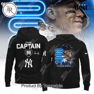 Aaron Judge One Thousand Career Hits The Captian Hoodie – Black