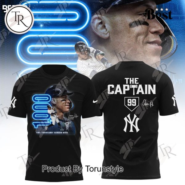 Aaron Judge One Thousand Career Hits The Captian Hoodie – Black