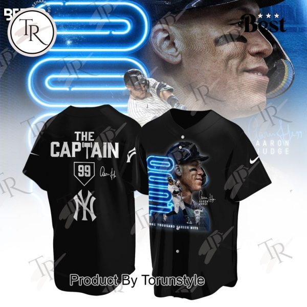 Aaron Judge One Thousand Career Hits The Captian Hoodie – Black