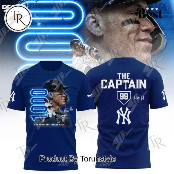 Aaron Judge One Thousand Career Hits The Captian Hoodie – Blue