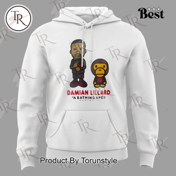 Damian Lillard A Bathing Ape Hoodie