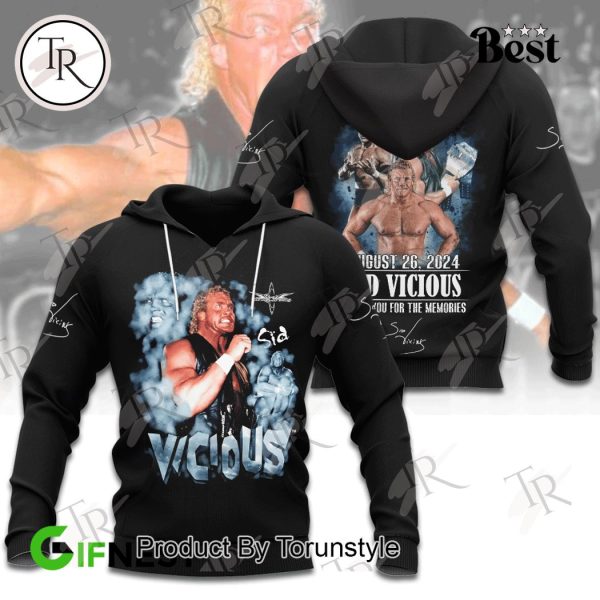 In Memory Of August 26, 2024 Sid Vicious Thank You For The Memories Hoodie