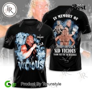 In Memory Of August 26, 2024 Sid Vicious Thank You For The Memories Hoodie