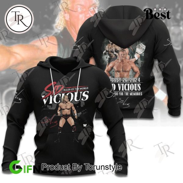 Sid Vicious Ruler Of The World Thank You For The Memories Hoodie