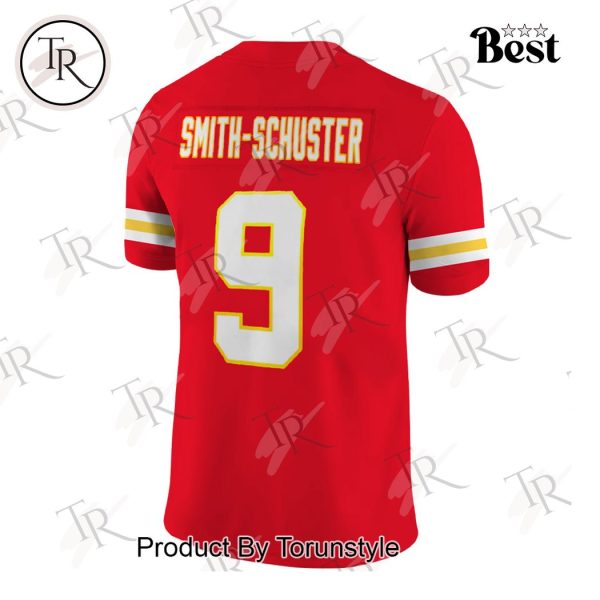 Kansas City Chiefs Signed JuJu Smith Schuster Wide Receiver Football Jersey