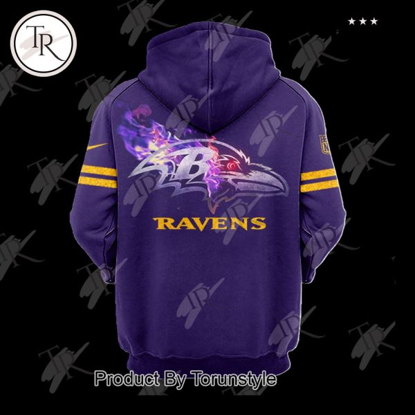 Baltimore Ravens The Uprising Begins 2024 Hoodie – Purple