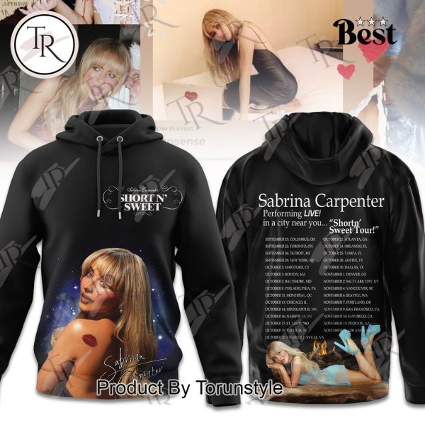 Sabrina Carpenter Short n’ Sweet Tour Hoodie