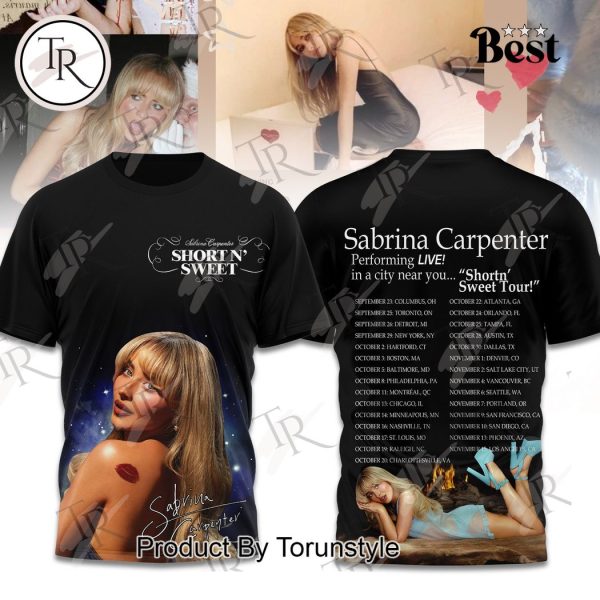 Sabrina Carpenter Short n’ Sweet Tour Hoodie