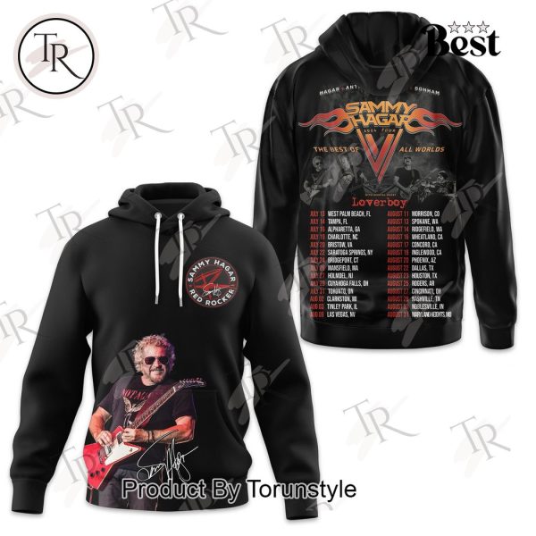 Sammy Hagar 2024 Tour The Best Of All Worlds Hoodie