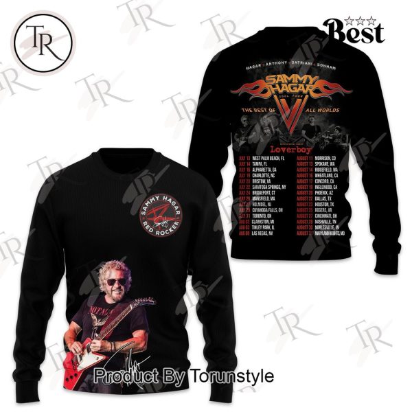 Sammy Hagar 2024 Tour The Best Of All Worlds Hoodie