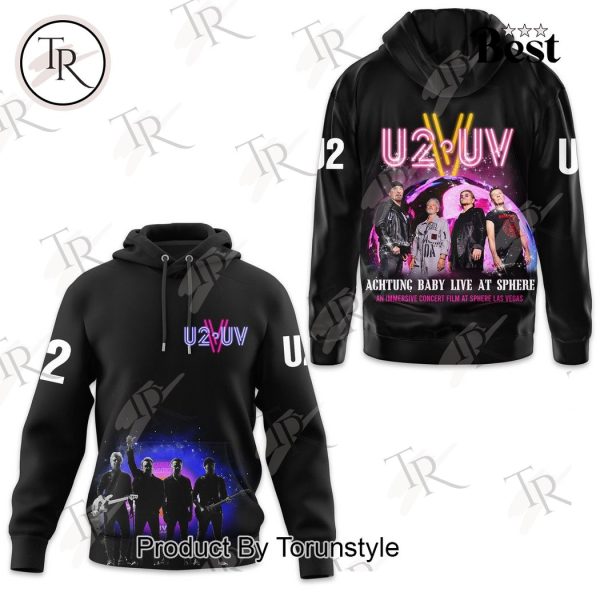 U2 UV Achtung Baby Live At Sphere An Immersive Concert Film At Sphere Las Vegas Hoodie