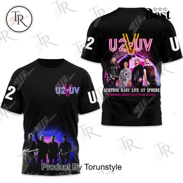 U2 UV Achtung Baby Live At Sphere An Immersive Concert Film At Sphere Las Vegas Hoodie