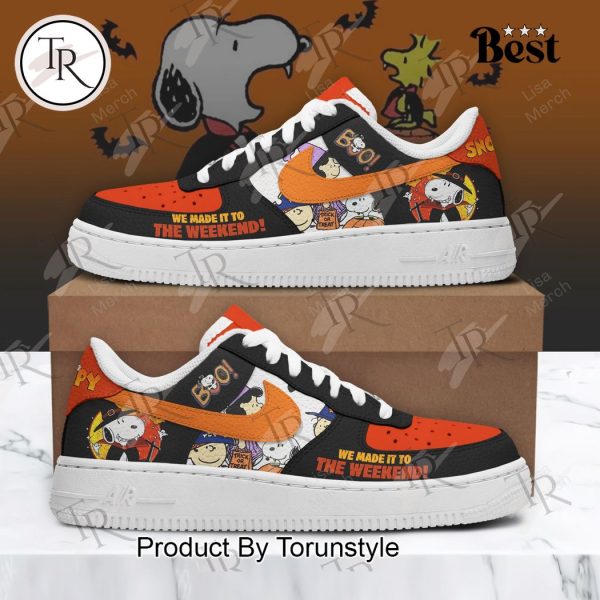 Snoopy We Made It To The Weekend Air Force 1 Sneaker