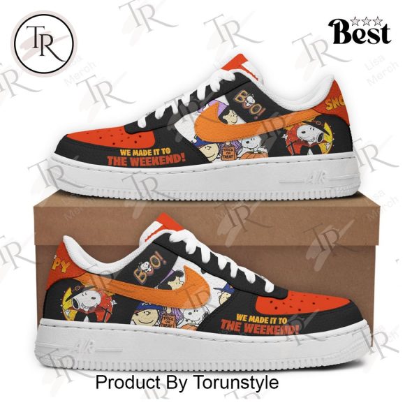 Snoopy We Made It To The Weekend Air Force 1 Sneaker