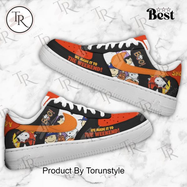 Snoopy We Made It To The Weekend Air Force 1 Sneaker