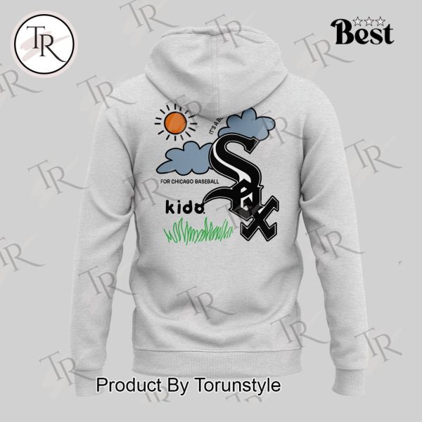 Chicago White Sox It’s A Beautiful Day For Chicago Baseball Kid Hoodie – Grey