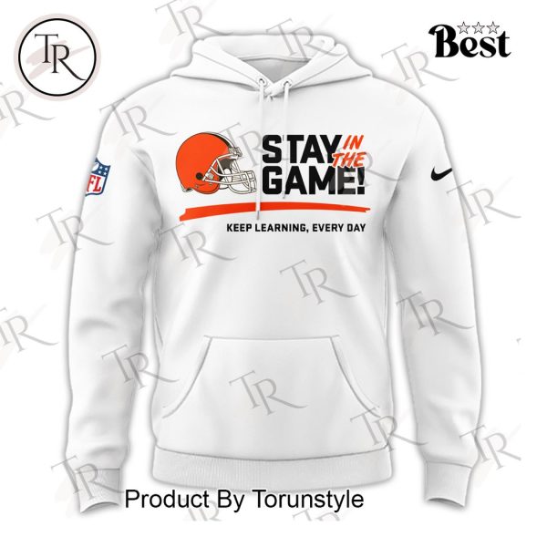 Cleveland Browns State In The Game Keep Learning, Every Day Hoodie