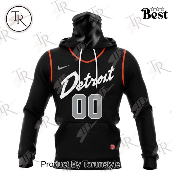 NBA Detroit Pistons Personalized City Edition 2024 Kits Hoodie