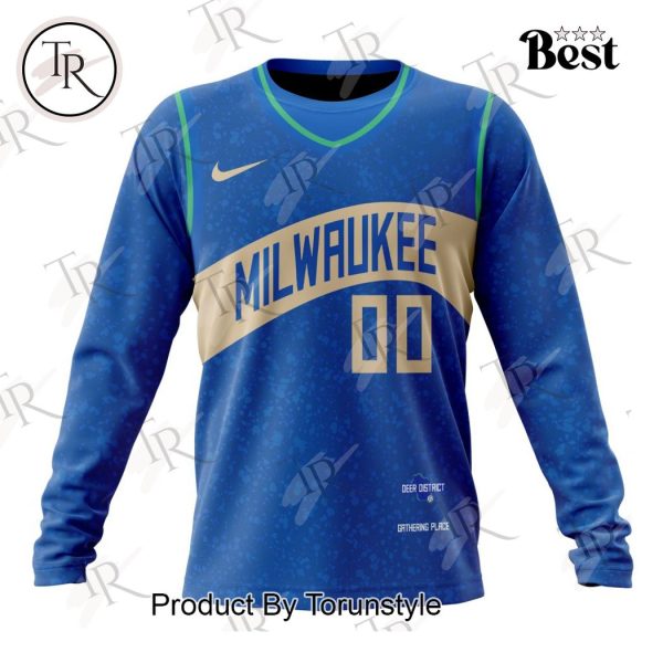 NBA Milwaukee Bucks Personalized City Edition 2024 Kits Hoodie