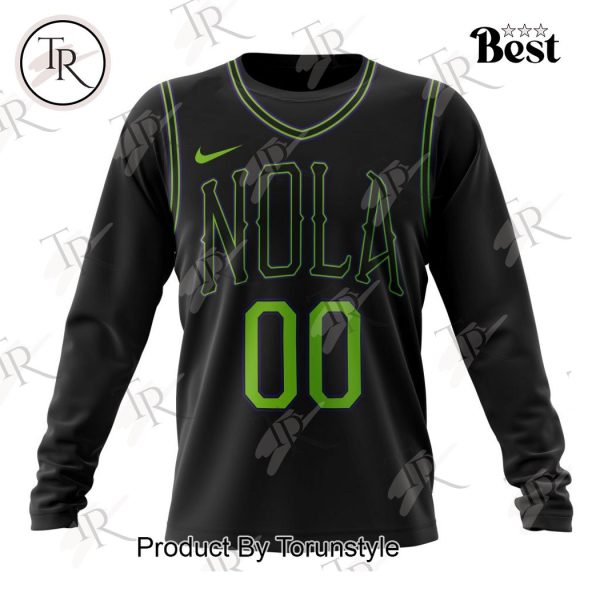 NBA New Orlean Pelicans Personalized City Edition 2024 Kits Hoodie