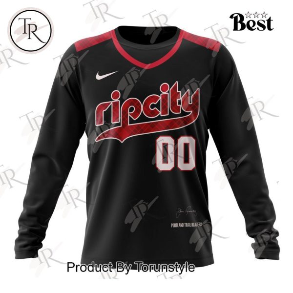 NBA Portland Trail Blazers Personalized City Edition 2024 Kits Hoodie