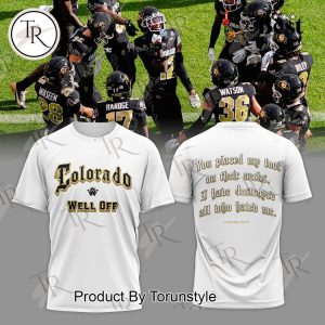 Colorado Buffaloes Well Off T-Shirt