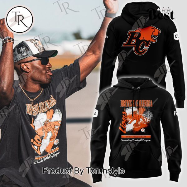 BC Lions British Columbia Turf Traditions Canadian Football League Hoodie