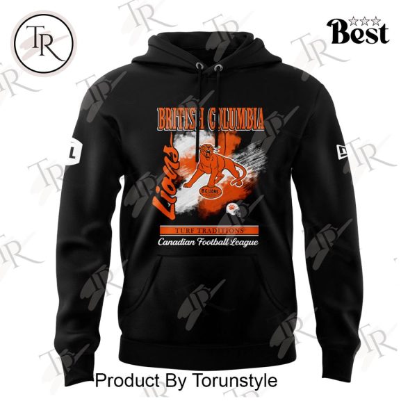 BC Lions British Columbia Turf Traditions Canadian Football League Hoodie