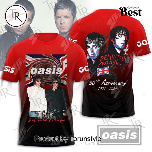 Oasis Band 30th Anniversary 1994-2024 T-Shirt