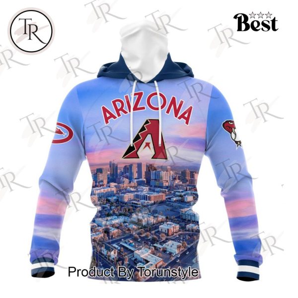 MLB Arizona Diamondbacks Special Cityscape Design Hoodie