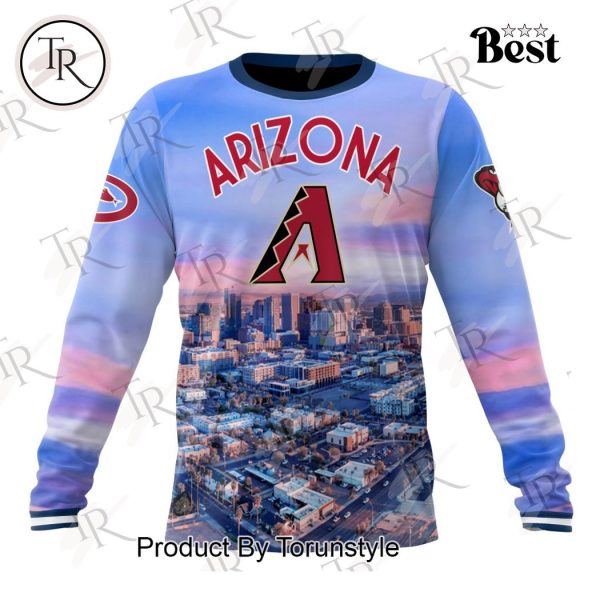 MLB Arizona Diamondbacks Special Cityscape Design Hoodie