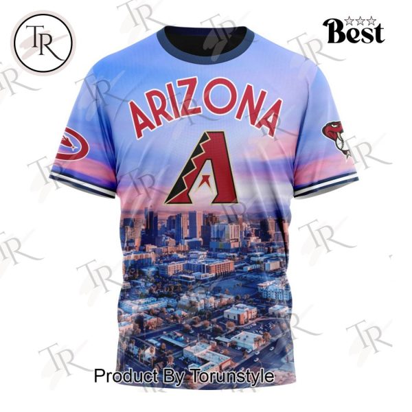 MLB Arizona Diamondbacks Special Cityscape Design Hoodie