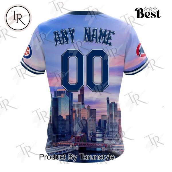 MLB Chicago Cubs Special Cityscape Design Hoodie