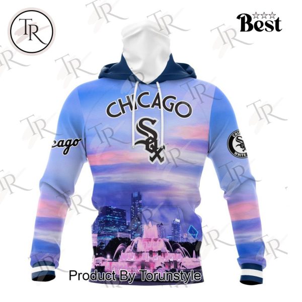 MLB Chicago White Sox Special Cityscape Design Hoodie