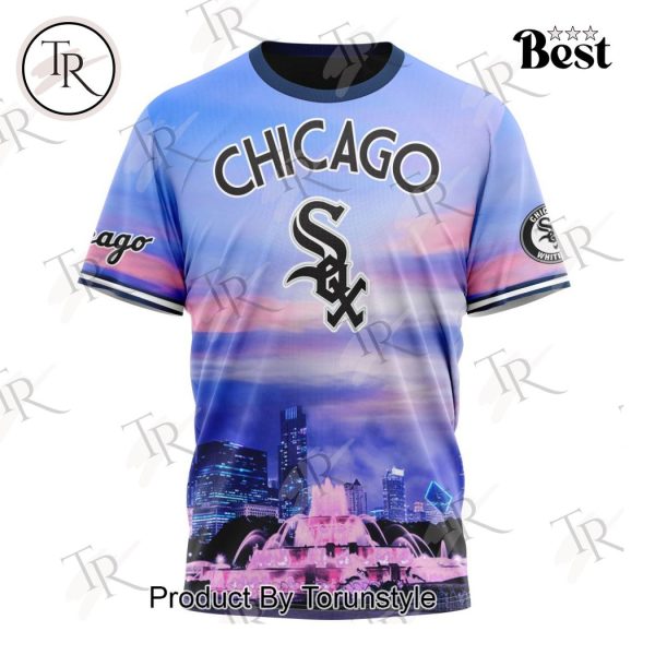 MLB Chicago White Sox Special Cityscape Design Hoodie