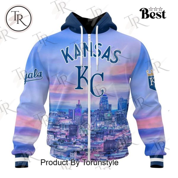 MLB Kansas City Royals Special Cityscape Design Hoodie