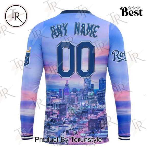 MLB Kansas City Royals Special Cityscape Design Hoodie