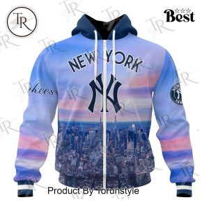 MLB New York Yankees Special Cityscape Design Hoodie