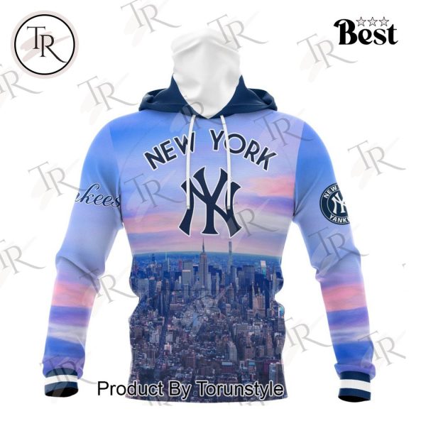 MLB New York Yankees Special Cityscape Design Hoodie