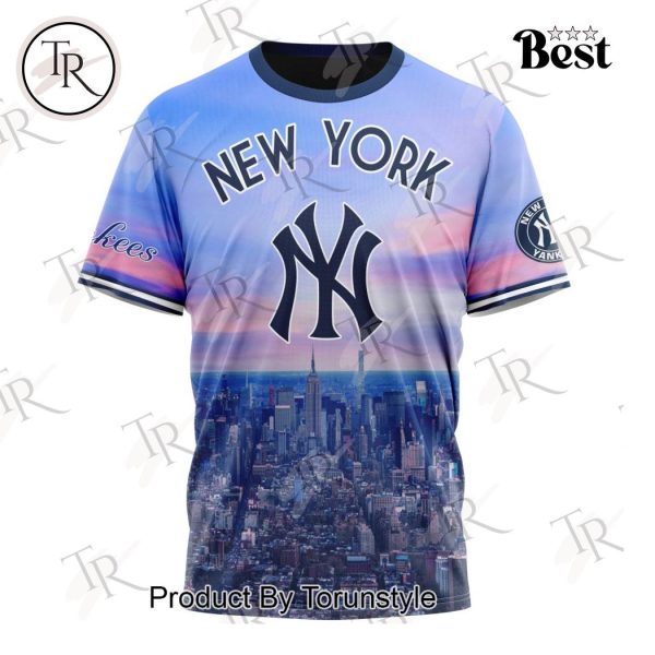 MLB New York Yankees Special Cityscape Design Hoodie