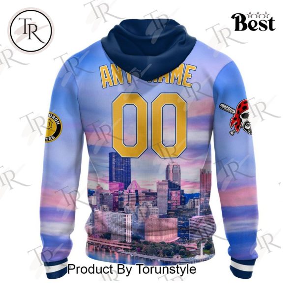 MLB Pittsburgh Pirates Special Cityscape Design Hoodie