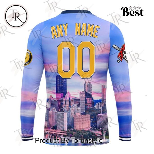 MLB Pittsburgh Pirates Special Cityscape Design Hoodie